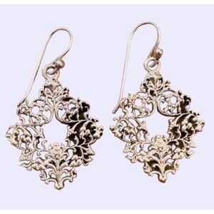 Barse Silver earrings made in Thailand Bridgeton Style